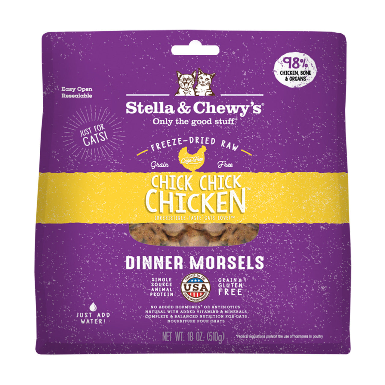 Stella & Chewy’s Cat Chick, Chick, Chicken Dinner 18oz