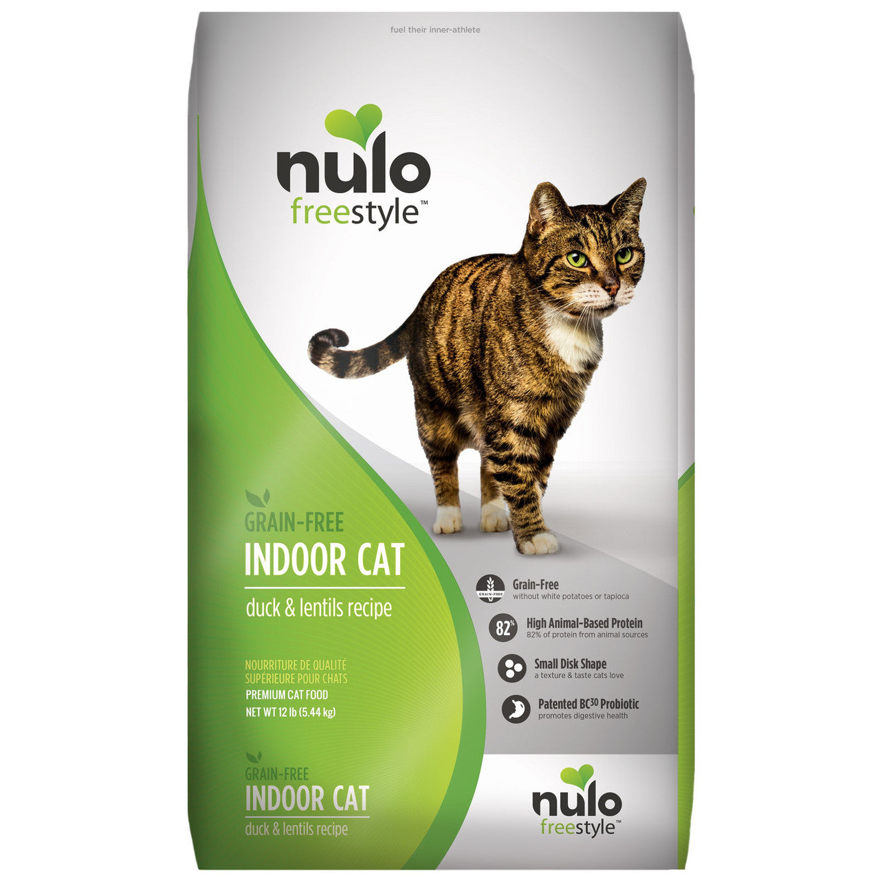 Nulo Free Style - Grain Free Kibble - Indoor Cat - Duck & Lentils 12lbs